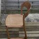 4 magnificent Baumann sled chairs, with caning.