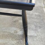 Vintage black rocking chair 1950