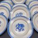12 Canebière dinner plates