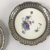 Pair of bottle underwear Metal and faience