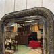 Late 19th century Louis Philippe mirror in wood and plaster - 84cmx54cm