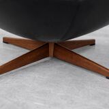 Fauteuil pivotant moderne scandinave vintage du milieu du siècle de Selig