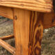 Old farmhouse table made of solid pine