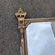 Large antique mirror 144 cm in Empire style - Trumeau or fireplace mirror