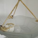 Art Deco Artistar France White Platformer Ceiling Light Abstract Design 529