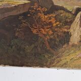 Tableau, huile sur toile signé Jean Dufau, XIXème s.