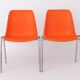 12 Stacking Chairs Vintage 1970s, Germany