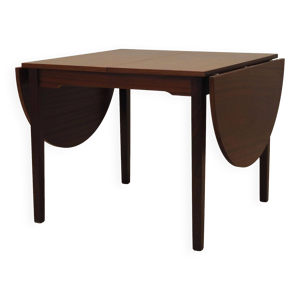 Table en acajou, design