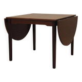 Table en acajou, design danois, années 1970, production : Danemark