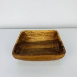 Scandinavian square teak pocket emptier, 1960s