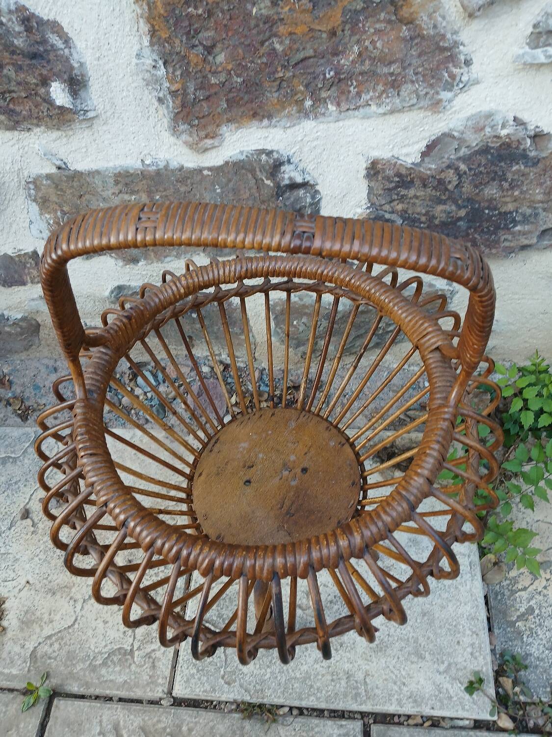Panier à couture vintage