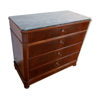 Commode ancienne en noyer style Umberto I