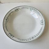 Set of 8 plates, 2 dishes, 2 compotiers - KG Lunéville Laetitia decoration