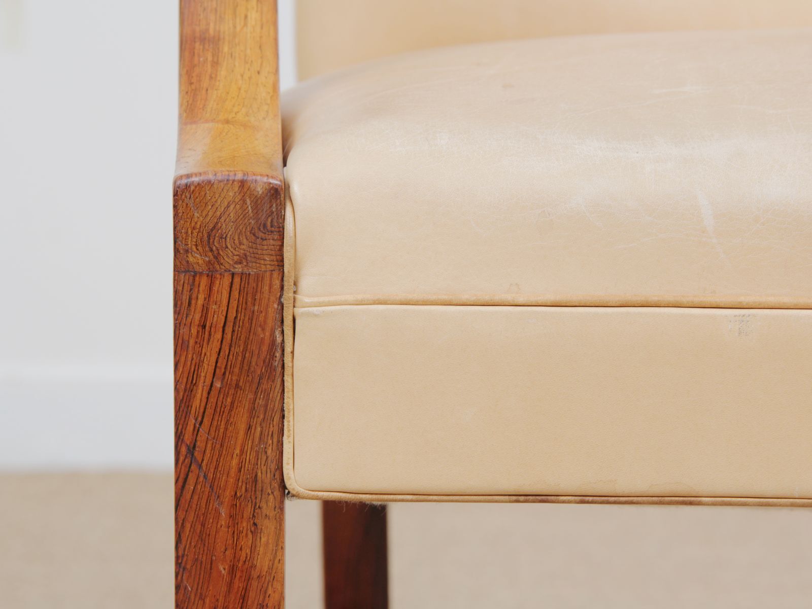 Fauteuil  par Ole Wanscher pour A.J. Iversen Iversen