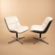 Pair of chairs by Charles Pollock, knoll 60
