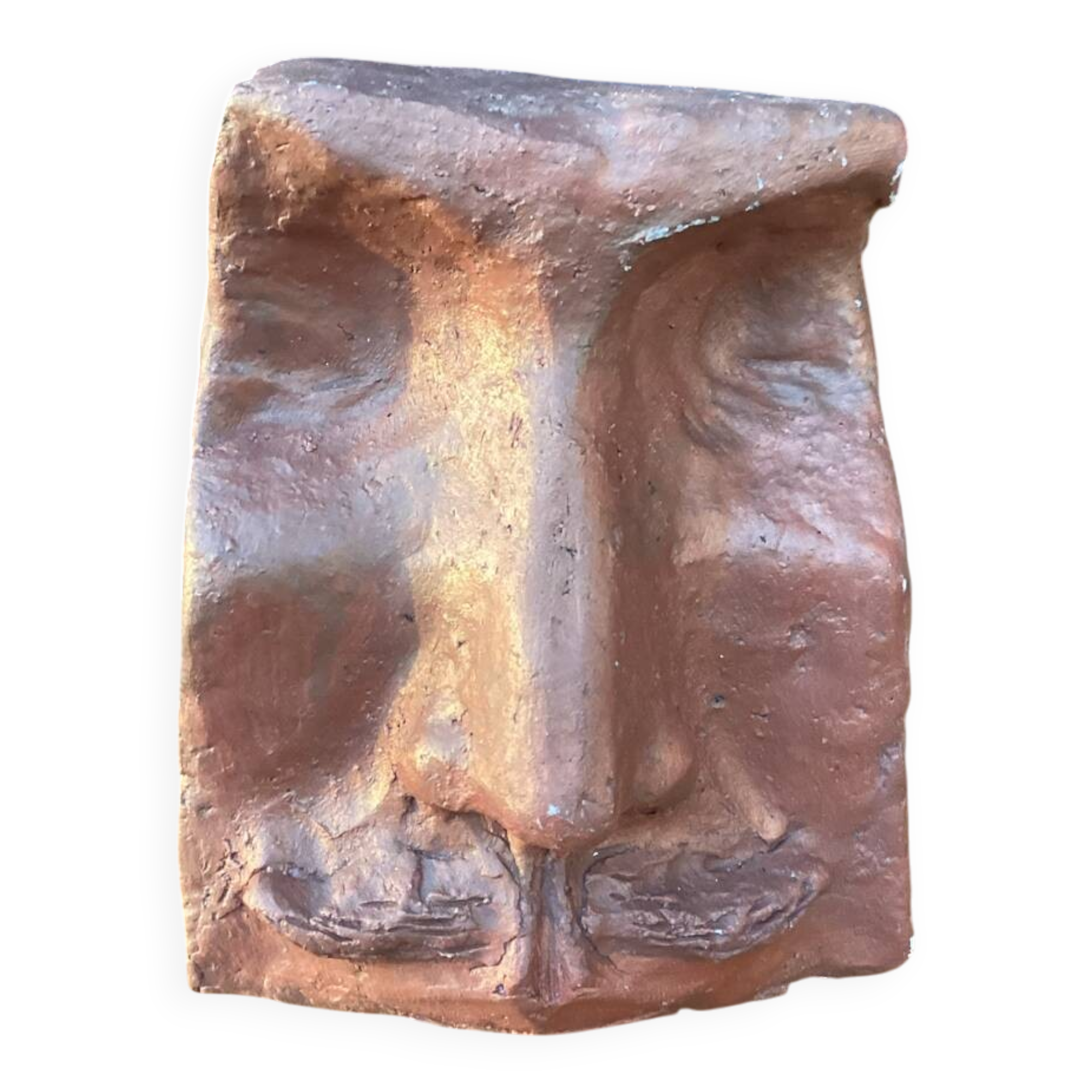 Vintage ceramic half head