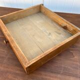 Solid oak farmtop table with 1 drawer