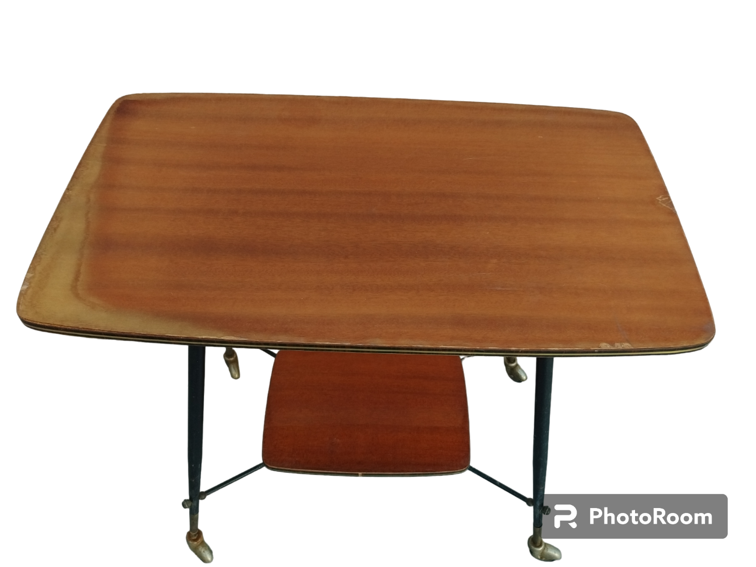 Ancienne desserte à roulettes design 1950