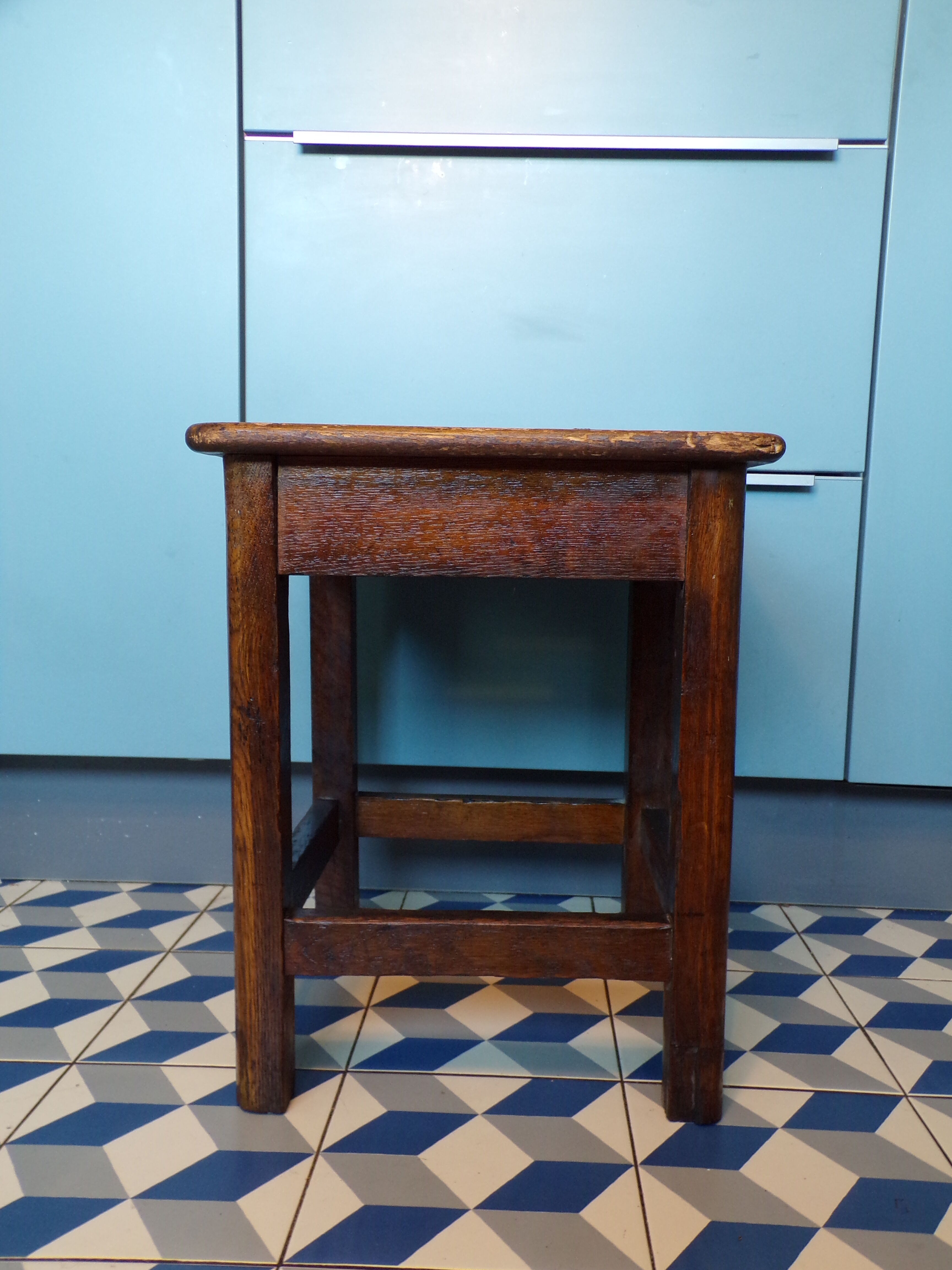 Old farm stool