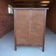 brutalist display cabinet olavi hanninen solid oak mikko nupponen, finland 1960