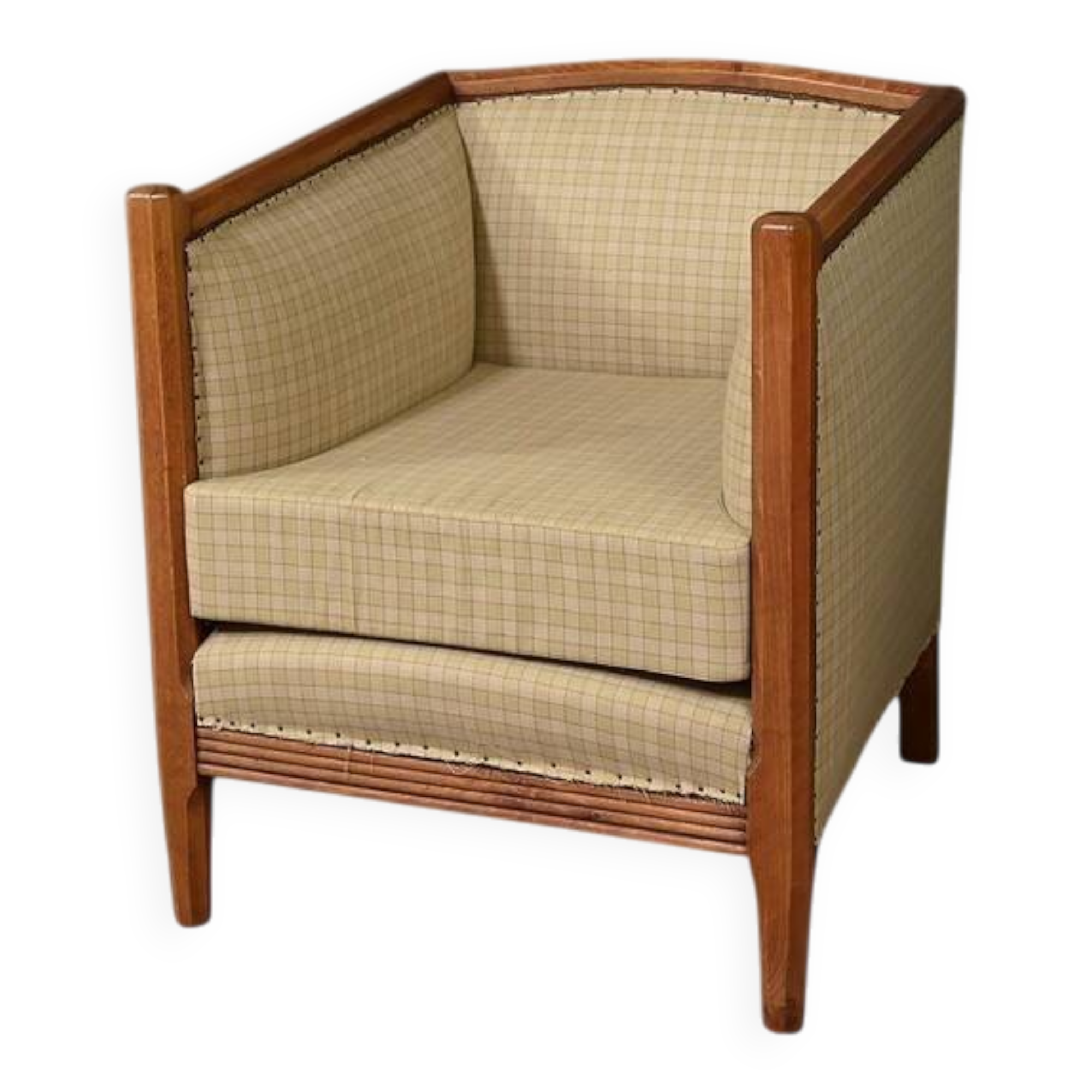 Art Deco Beech Armchair – 1930