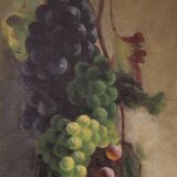 Italian still life painting signed and dated 1919