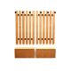 Large vintage coat rack with integrated sideboard, dating from the 1970s