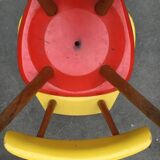 Children's table and chair set by Karla Drabsch for Kleid & Raum, 1950s, set of 5.