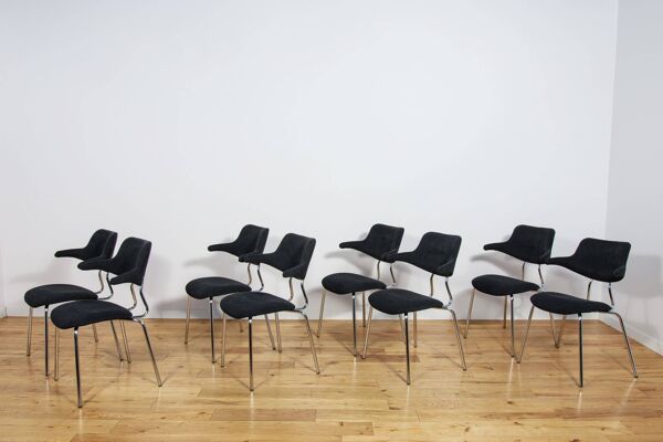 Chaises de salle à manger modèle VL118 par Vermund Larsen pour Vermund Larsen A/S, Danemark, années 1960, ensemble de 8.