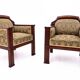 Antique Biedermeier living room set from around 1870.