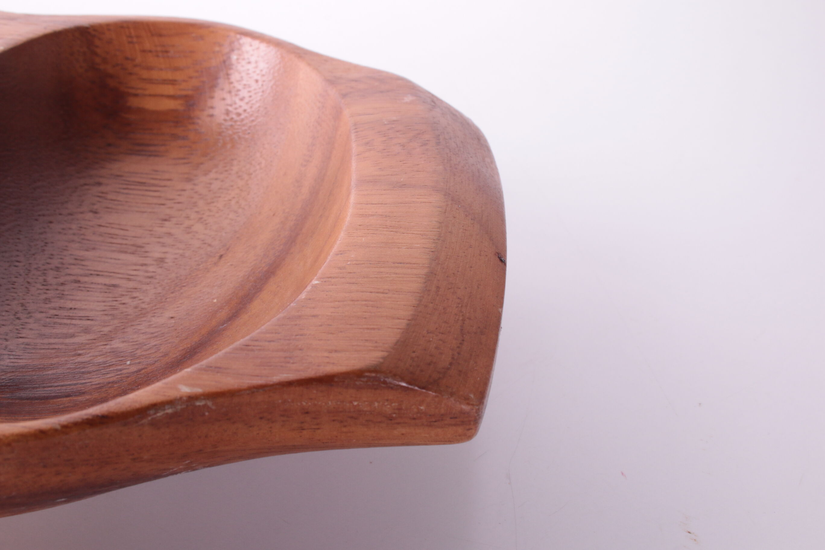 Vintage teak drink bowl 1960s german