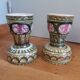 Picnic candlesticks signed André L'Helguen Keraluc Quimper