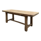 Solid oak campaign table