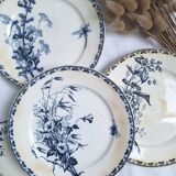Vintage blue dinner plates