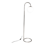 Lampe de sol chromée Bauhaus, Tchécoslovaquie, années 1930.