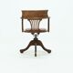 English antique hillcrest swivel desk chair 1920s