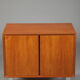 Danish low furniture in teak veneer with two leaves
