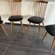 Série de 4 chaises Baumann Menuet, vintage, des années 1970