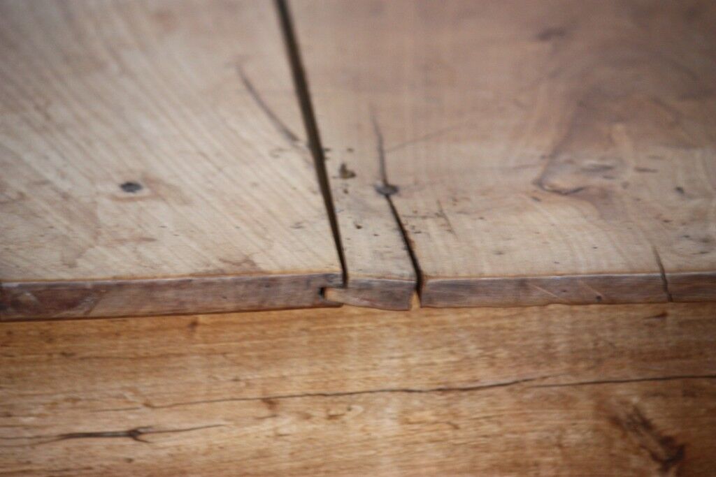 Wooden table with drawer
