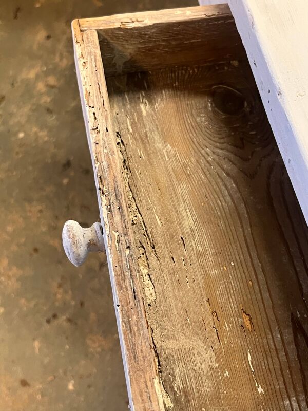 Table de communauté patinée