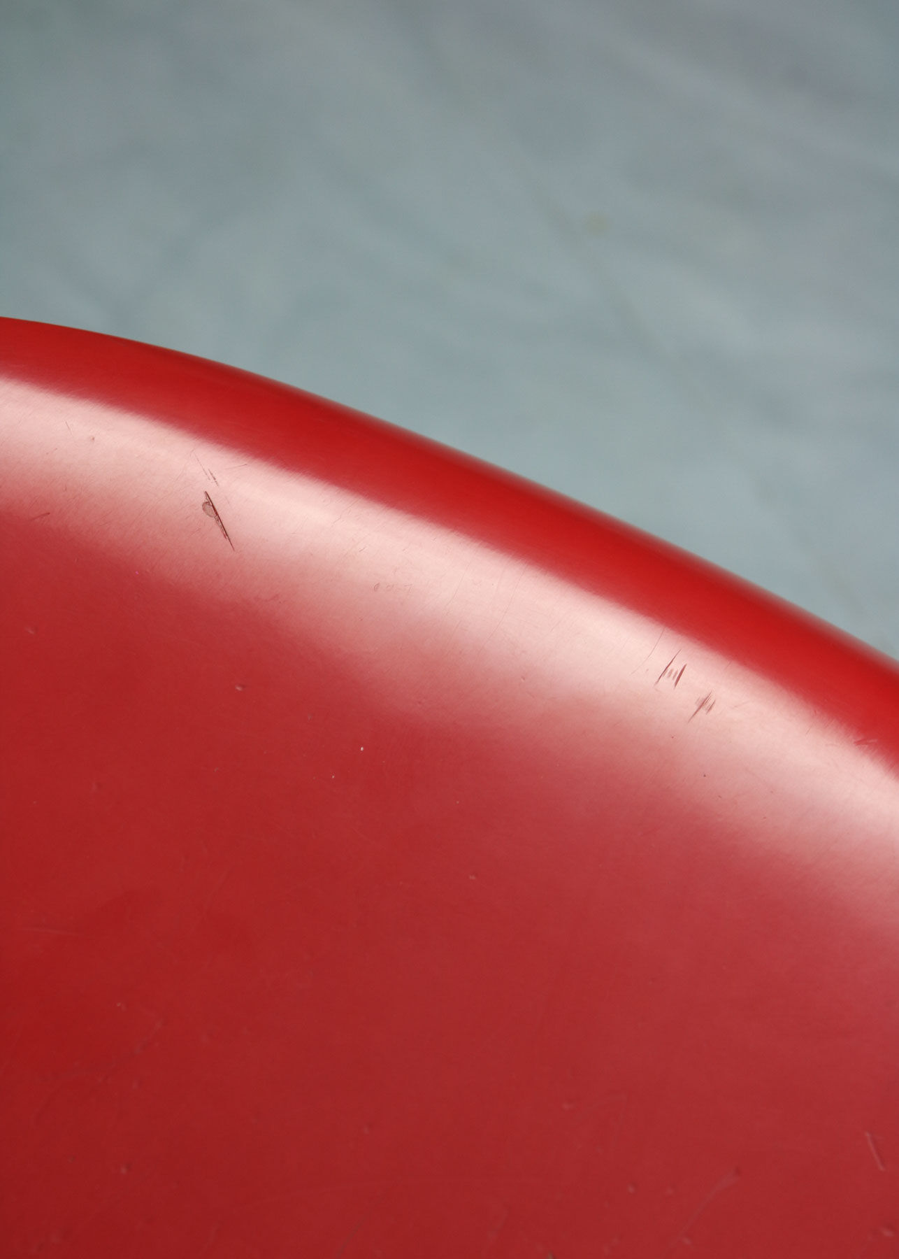 Chaise modèle 3217 Red Swivel par Arne Jacobsen pour Fritz Hansen