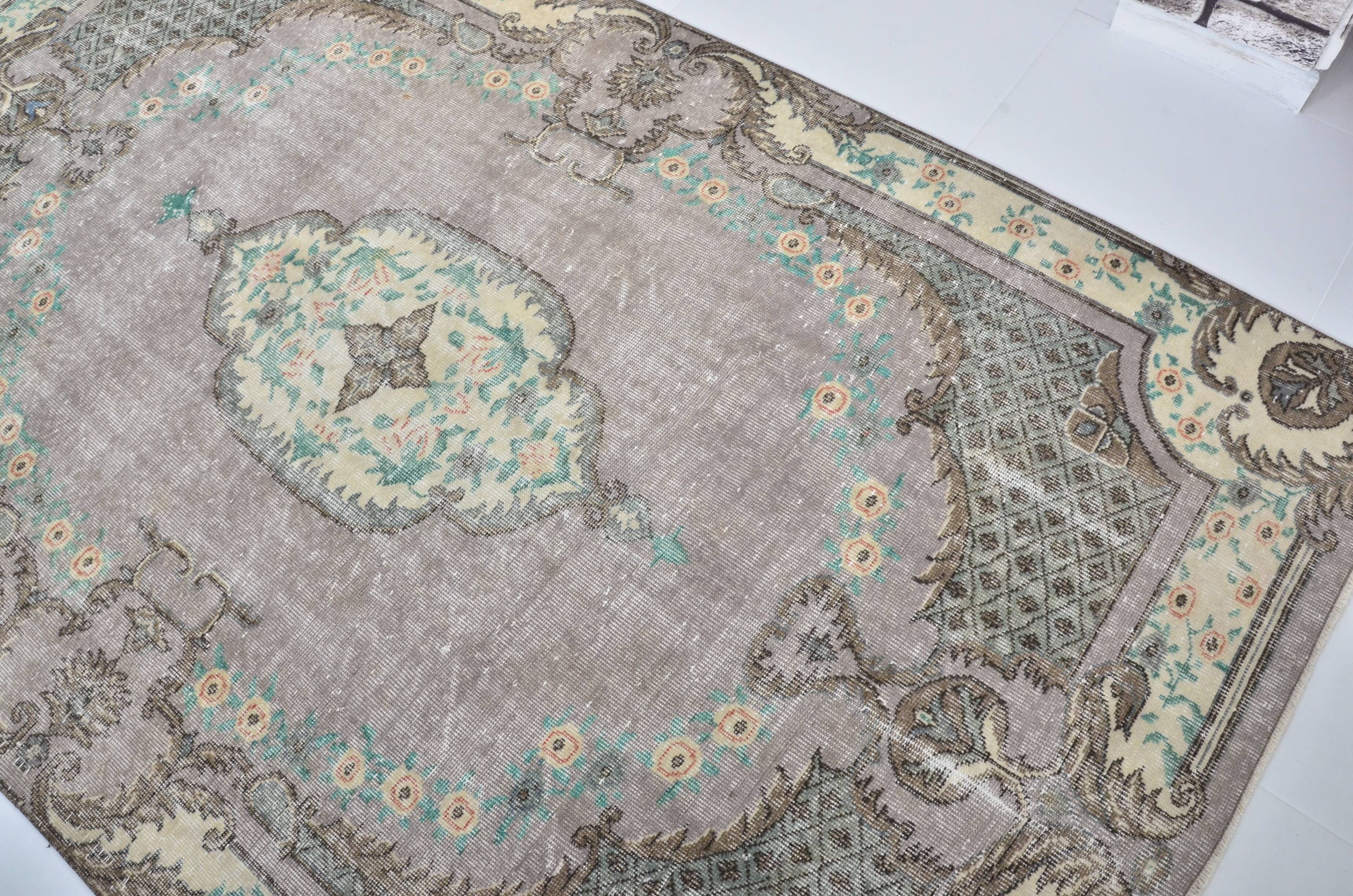 Geometric Tribal Wool Vintage Rug