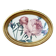 Vintage frame and rose by Redouté