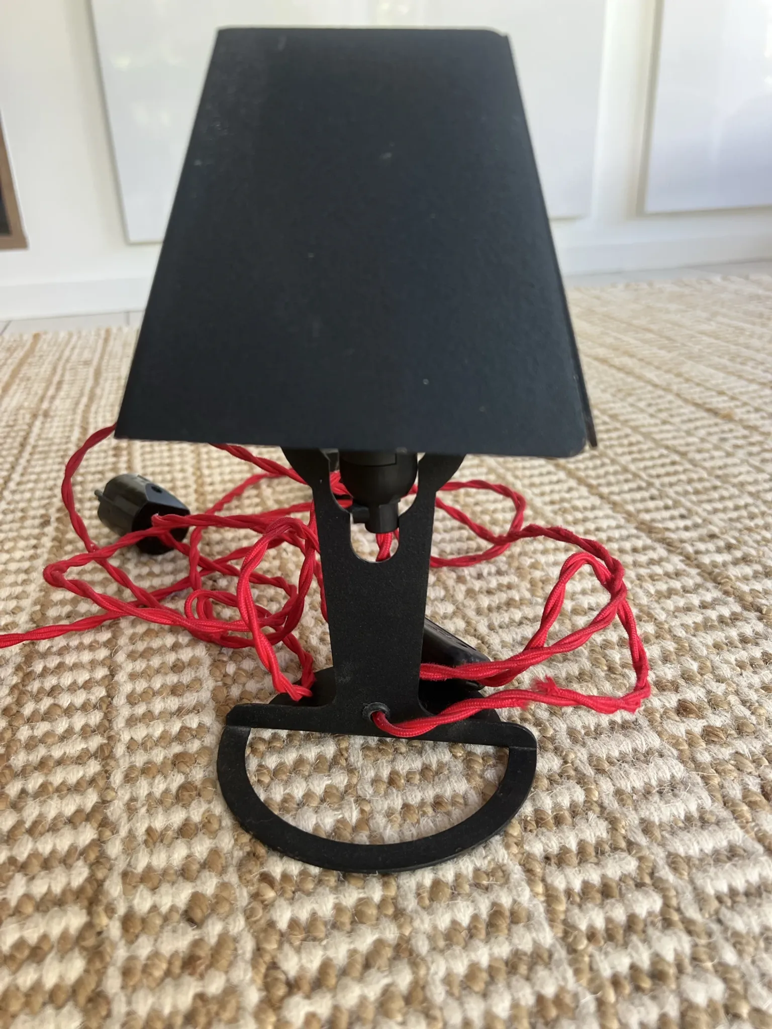 Two Established & Sons Fold T1 lamps by Alexander Taylor.