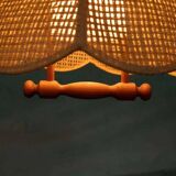 Swedish suspended lamp in bohemian strap.
