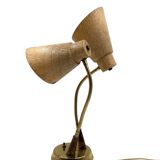 Mid-century modern two lights lamp, France circa 1960