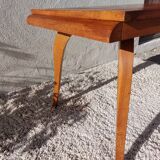 Table or desk, golden honey, curved legs