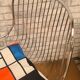 Metal chair by Gastone Rinaldi 1960 cushion piet mondrian very good and