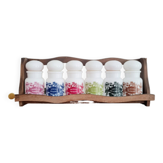 Wall spice rack