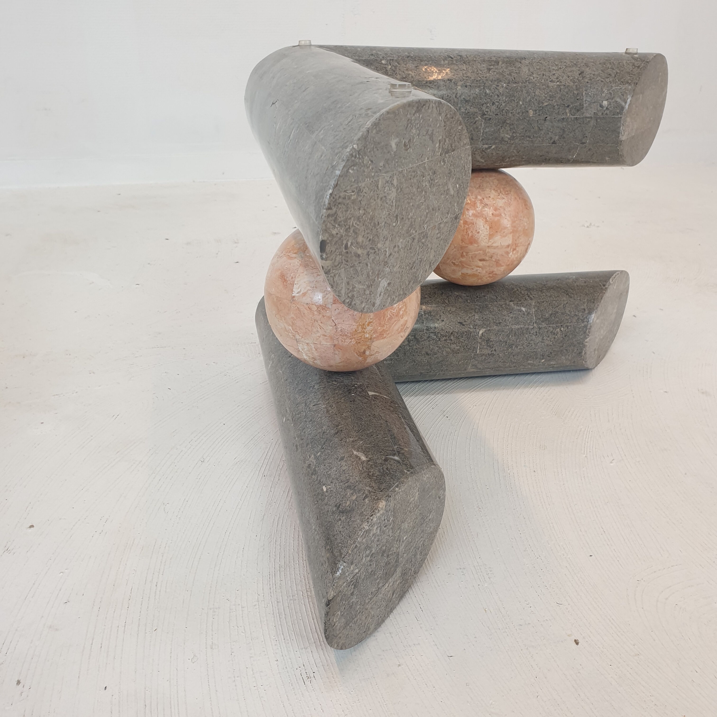 Fossil Stone Coffee Table, 1980s